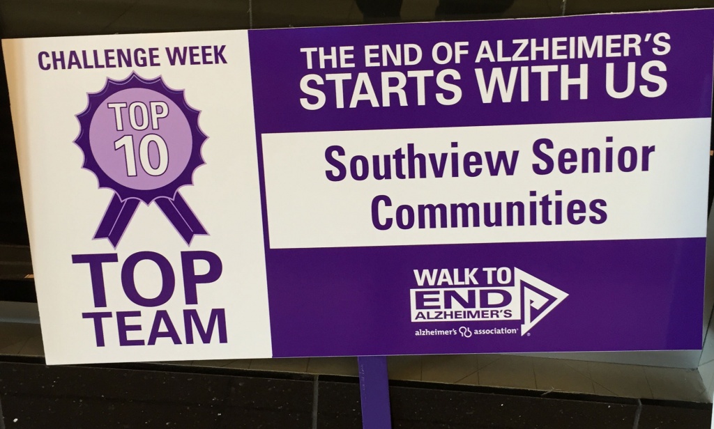 2017 Alzheimer's Walk-Southview Senior Communities-Top Team